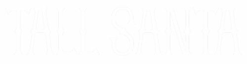 Large, hollow-outline wordmark spanning the image (brand name in light outline).